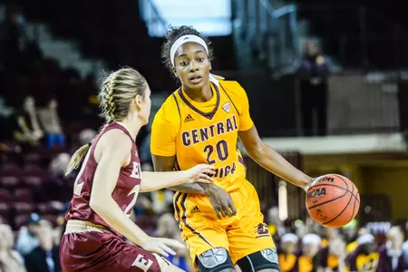 Senior Jewel Cotton is the Chippweas' leading scorer at 16.3 points per game.