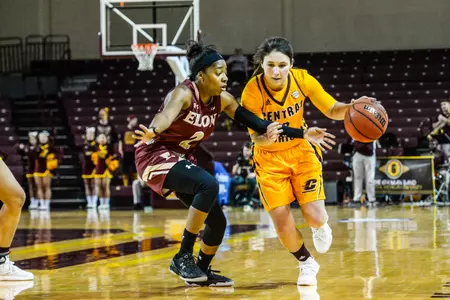 CMU sophomore Presley Hudson finished with a school-record-tying 12 assists Saturday in CMU's victory over North Dakota State.
