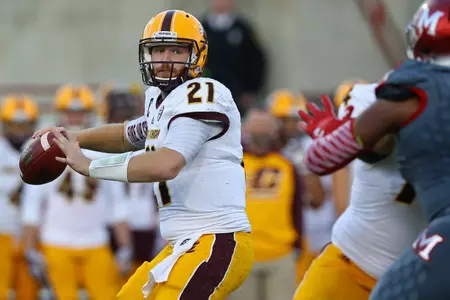 Cooper Rush threw for 242 yards Friday in the Chippewas' loss at Miami.