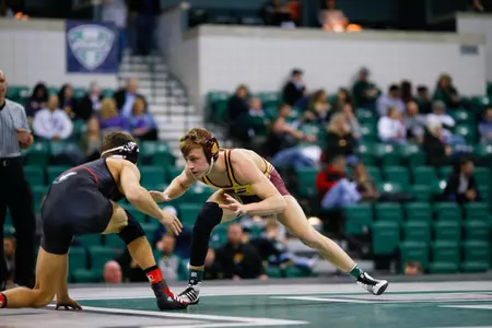 Brent Fleetwood (125 pounds) is one of five Chippewas who is in the hunt for a medal at The Midlands Championships.