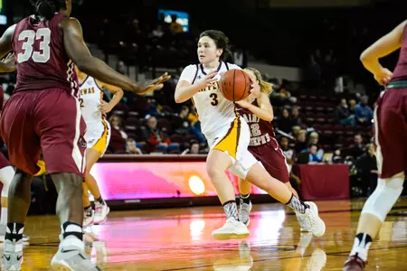 Sophomore guard Presley Hudson scored a career-high 36 points Saturday as CMU won its MAC opener at Kent State.