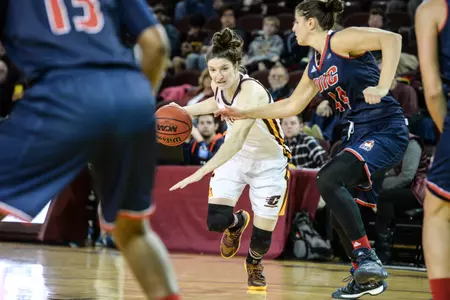 Junior guard Cassie Breen leads the CMU women's team in scoring at 15.3 points per game.
