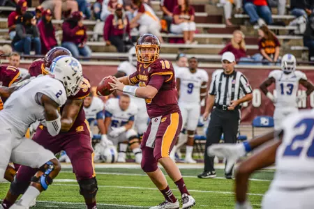 CMU quarterback Cooper Rush was named the MAC Male Scholar-Athlete of the Week.