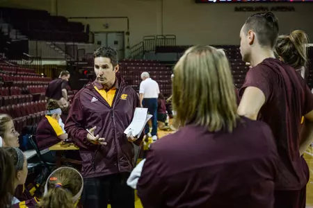First-year CMU coach Mike Gawlik takes his Chippewas to Michigan State on Saturday.