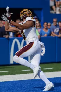 Senior wide receiver Mark Chapman had four catches for 85 yards and a touchdown on Tuesday in CMU's 42-23 win at Kent State.