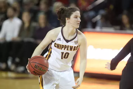 Senior Cassie Green scored 31 points on Tuesday in the Chippewas' victory over Vanderbilt.