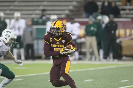 Amari Coleman's pick-six with under a minute to play iced CMU's 42-30 victory over Eastern Michigan on Wednesday at Kelly/Shorts Stadium.