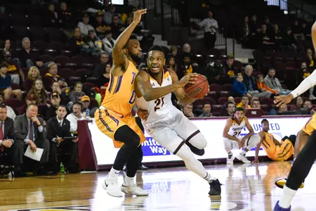 CMU's Cecil Williams notched his fourth career double-double on Saturday in the Chippewas' loss at Southern Utah.