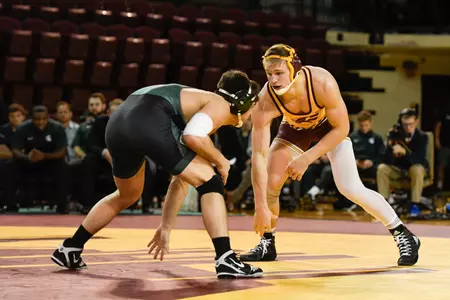 Senior CJ Brucki is ranked 14th at 174 pounds this week. He is one of five Chippewas who are nationally ranked.
