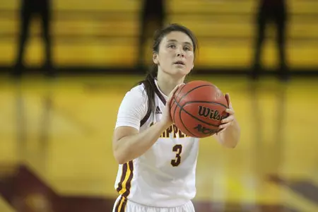 Junior guard Presley Hudson and her Chippewa teammates open MAC play on Saturday at Ball State.