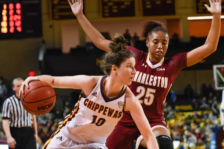 Cassie Breen scored 20 points on Thursday to lead the CMU women to a 38-point victory at SIUE. CMU plays at Indiana State on Saturday (1 p.m.).
