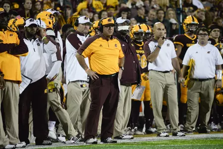 John Bonamego begins his third season in charge of the CMU football program on Aug. 31 when the Chippewas open at home against Rhode Island.