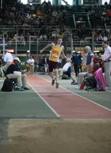 Jake Peister and his teammates on the CMU track & field teams beging the outdoor season on Saturday at Tennessee.