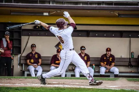 Daniel Jipping was one of three Chippewas to collect two hits on Friday in CMU's loss to Boston College in Port Charlotte, Fla.