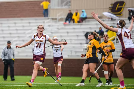 CMU's Riley Huda ranks second in the Atlantic SUN with 19 assists. Huda and the Chippewas play two league games at home this weekend.