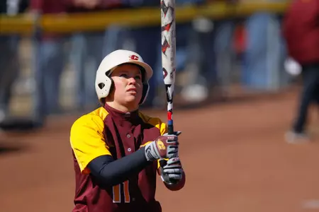 Danielle Marlink had an RBI single in the eighth inning Tuesday in CMU's 7-5 victory over Penn.