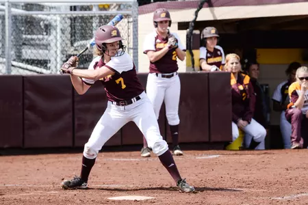 Rachael Vieira homered twice on Tuesday as CMU swept Valparaiso in a nonconference doubleheader.