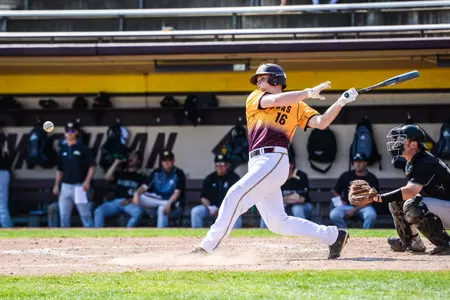 Daniel Jipping hit two home runs on Sunday in the Chippewas' 8-2 win at Bowling Green.