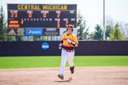 Robert Greenman's RBI single put CMU ahead, 5-4, in the seventh inning on Sunday at Kent State. The Chippewas couldn't hold the lead, falling 6-5 in the finale of the series that pitted MAC division leaders.
