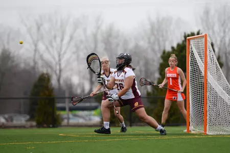 CMU goalie Dominique Hamman (26) ranks fifth in the Atlantic Sun Conference with a save percentage of 45.5.
