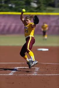 CMU senior Rachael Knapp leads the MAC with a 1.52 earned run average and has been named the MAC West Pitcher of the Week five times this season.