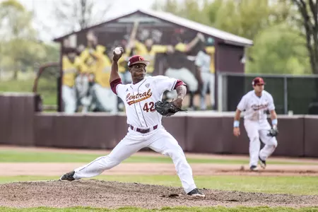 Dazon Cole struck out three and allowed six hits over seven innings on Sunday in CMU's 15-0 victory over Toledo.