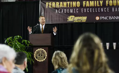 Associate Vice President/Athletics Director Michael Alfor