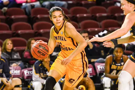 Reyna Frost had 23 points and 16 rebounds to lead CMU on Wednesday at Buffalo.