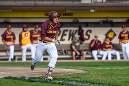 Junior second baseman Jason Sullivan hit his first home run of the season, a two-run shot in the eighth inning, for the CMU baseball team in its 6-3 loss on Saturday.