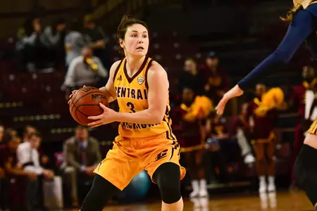 Junior guard Presley Hudson tossed in a season-high 31 points on Saturday as CMU rolled past rival Western Michigan, 78-62, to wrap up the MAC West title.