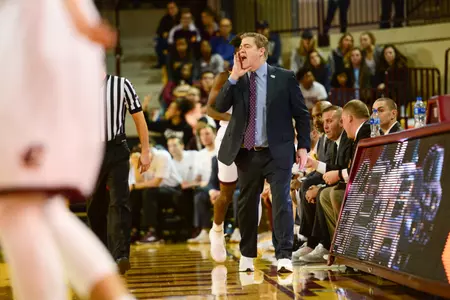 Coach Keno Davis takes his CMU men's basketball team to Lynchburg, Va. on Saturday for a CIT quarterfinal game with Liberty.
