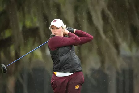 Junior Bria Colosky shot 82 on Sunday to lead CMU in the opening round of the John Kirk Panther Intercollegiate in Stockbridge, Ga.