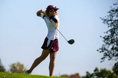 Freshman Jami Laude set two CMU program records on Monday on day 1 of the North Florida Collegiate at Jacksonville Golf and Country Club.