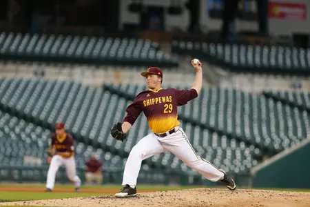 Junior left-hander Jack Collins was solid in three innings of relief on Friday in the Chippewas' 5-3 victory at Toledo.