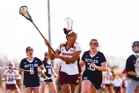 Tyra Prince scored four goals on Sunday, sparking Central Michigan to a 16-4 Southern Conference win at Wofford. The Chippewas are 4-0 in league play.