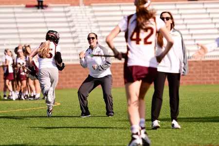 In three years, coach Sara Tisdale has put CMU lacrosse in position to claim a league championship.