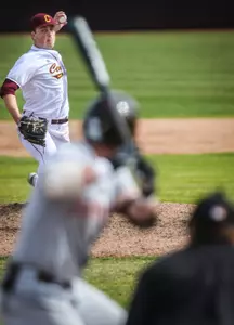 Jack Collins was superb out of the bullpen on Friday in CMU's 8-4 victory over Bowling Green in the opener of a three-game MAC series at Keilitz Field at Theunissen Stadium.