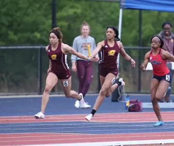 Gabrielle Beauvais (left) and Nadia Williams each posted a first-place finish to lead CMU over the weekend at the Louisville Lenny Lyles/Clark Wood Invitational.