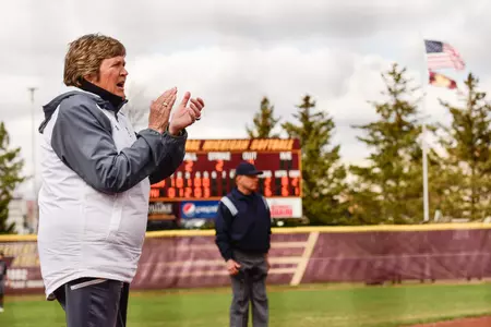 Coach Margo Jonker's CMU softball team will open the MAC Tournament on Wednesday against third-seeded Toledo. The Chippewas are the sixth seed.