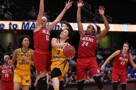 Senior guard Presley Hudson and her Chippewa teammates open defense of their Mid-American Conference regular-season championship on Jan. 5, 2019, at McGuirk Arena against Akron.