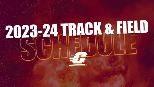 2023-24 Track & Field Schedule Announcement Graphic