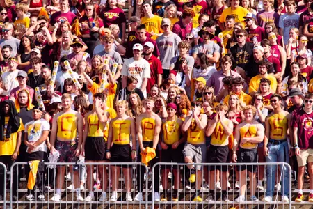 Fans at EMU Football Game 2023