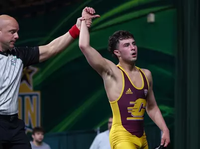 FAIRFAX, VA - MARCH 04: during the 2023 MAC Wrestling Championships at EagleBank Arena in Fairfax, Virginia on March 4, 2023. (Photo by Scott Taetsch for Central Michigan University)