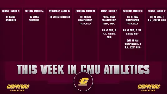 This Week in Athletics Graphic