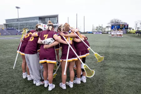 NCAA first round Women’s Lacrosse Central Michigan University vs University of Michigan at Lakeside Field on Friday May, 12, 2023 in Evanston, Illinois. (Credit: Photo by John Konstantaras)