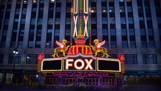 Fox Theater Detroit Graphic