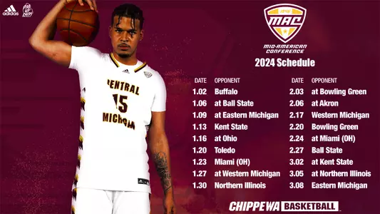 2024 MAC Men's Basketball Schedule Graphic