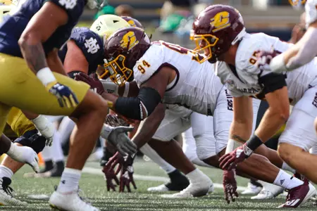 CMU Football at Notre Dame