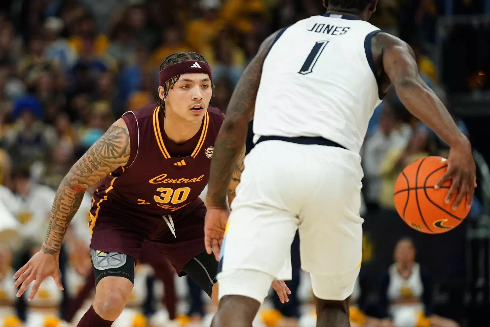 CMU Men's Basketball at Marquette, Nov. 11, 2024