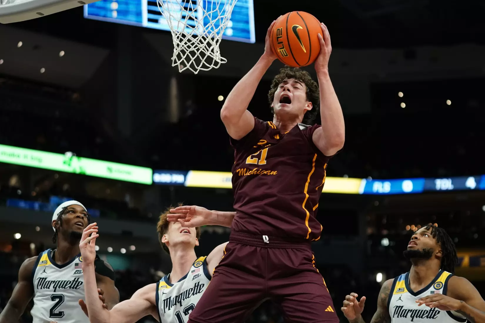 CMU Men's Basketball at Marquette, Nov. 11, 2024